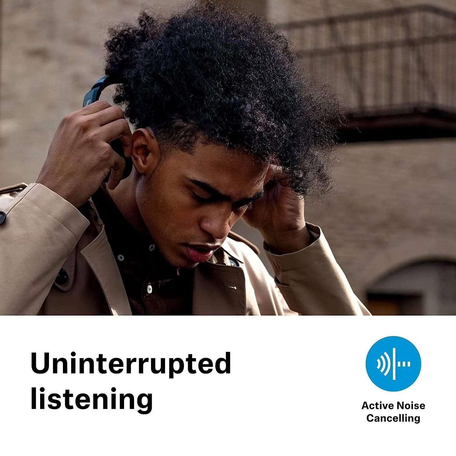 Sennheiser HD 450BT Wireless Bluetooth Headphones with ANC