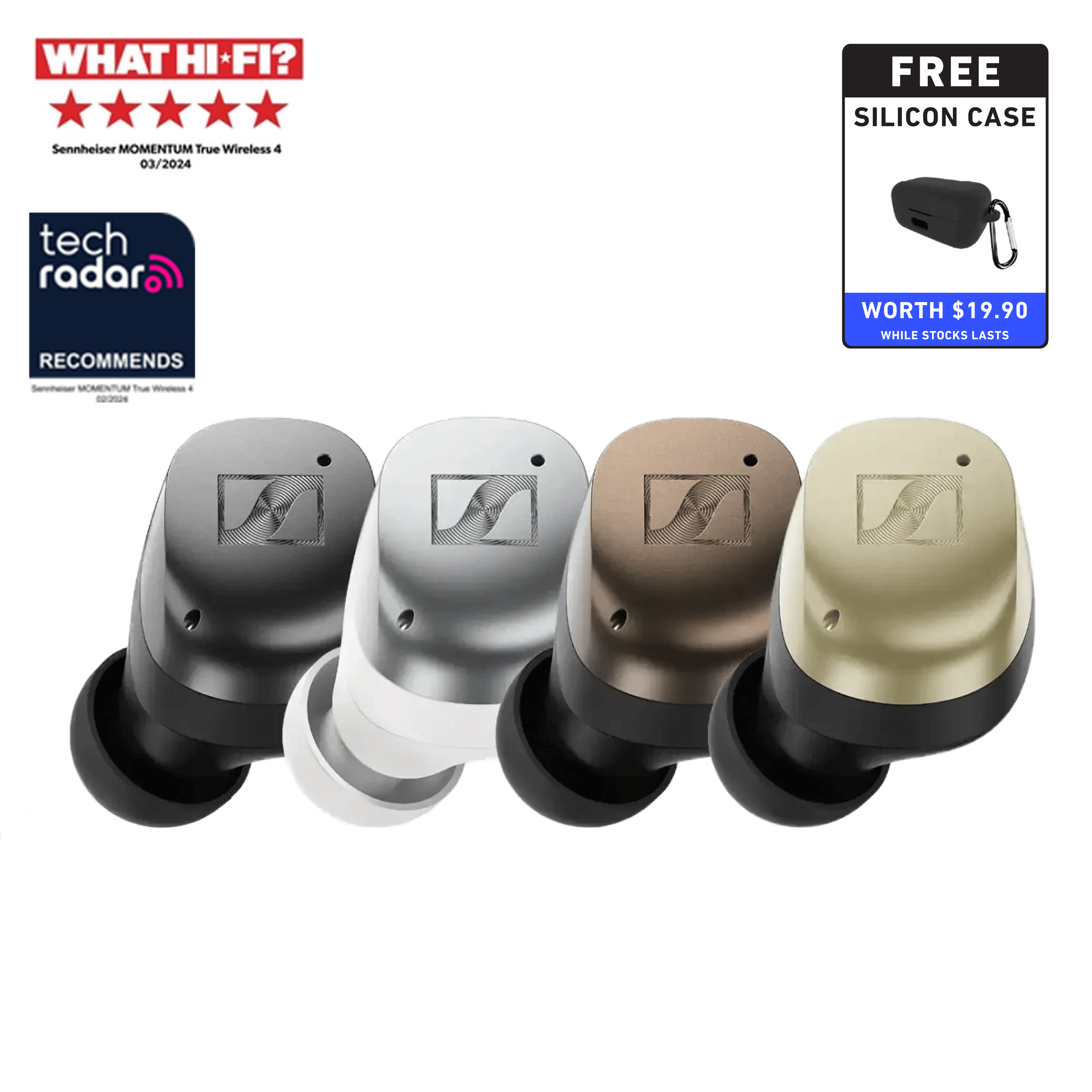 Sennheiser Momentum 4 True Wireless Earbuds