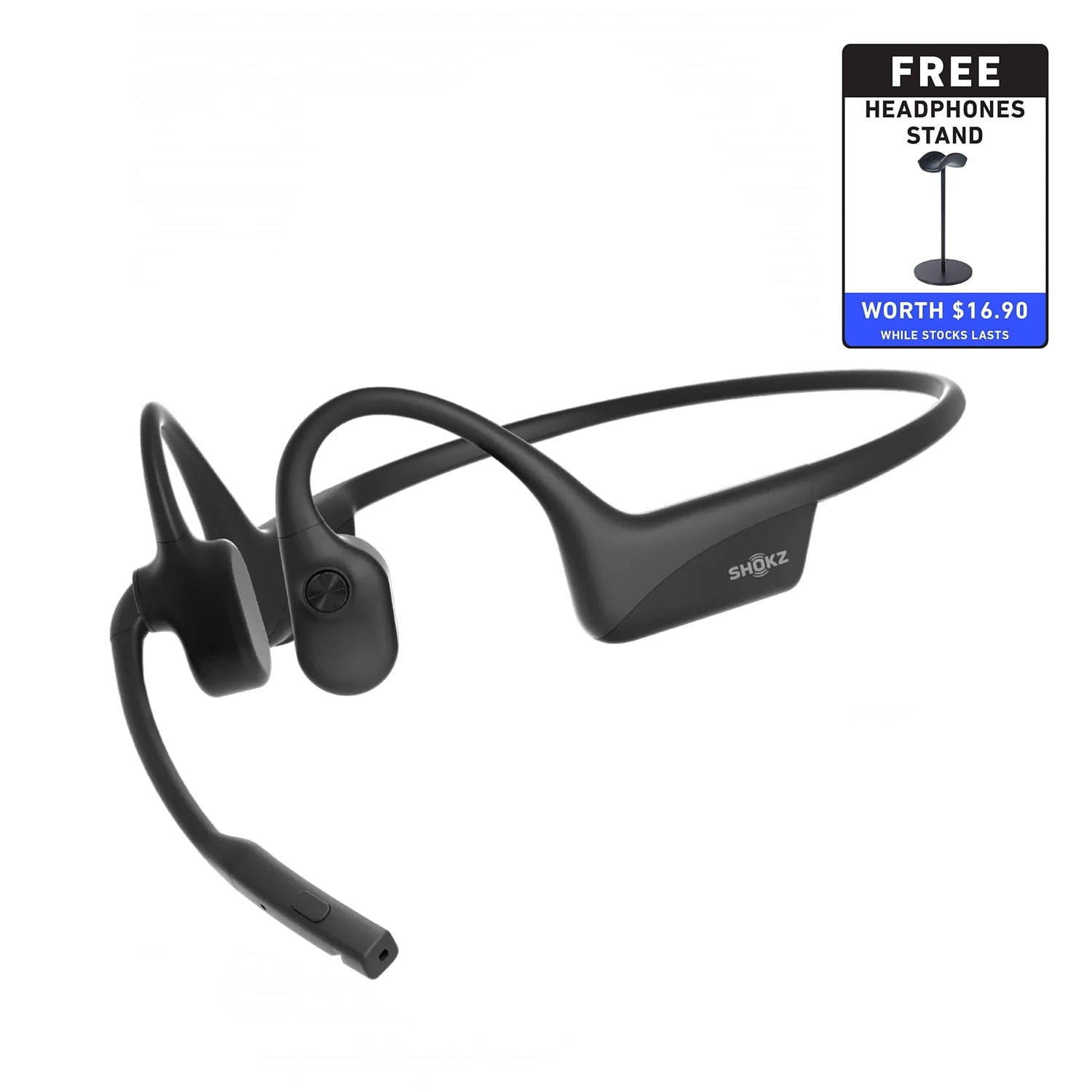 Shokz OpenComm 2 Wireless Bone Conduction Headphones 2025 Upgrade
