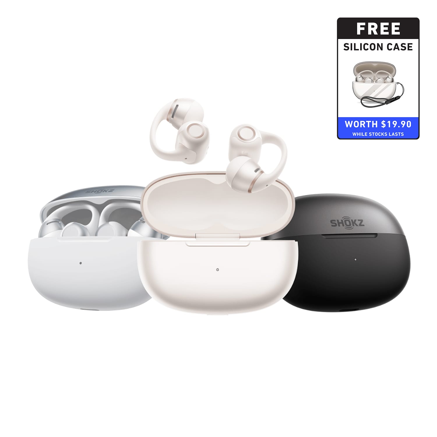 Shokz OpenDots 2 Open Ear True Wireless Earbuds