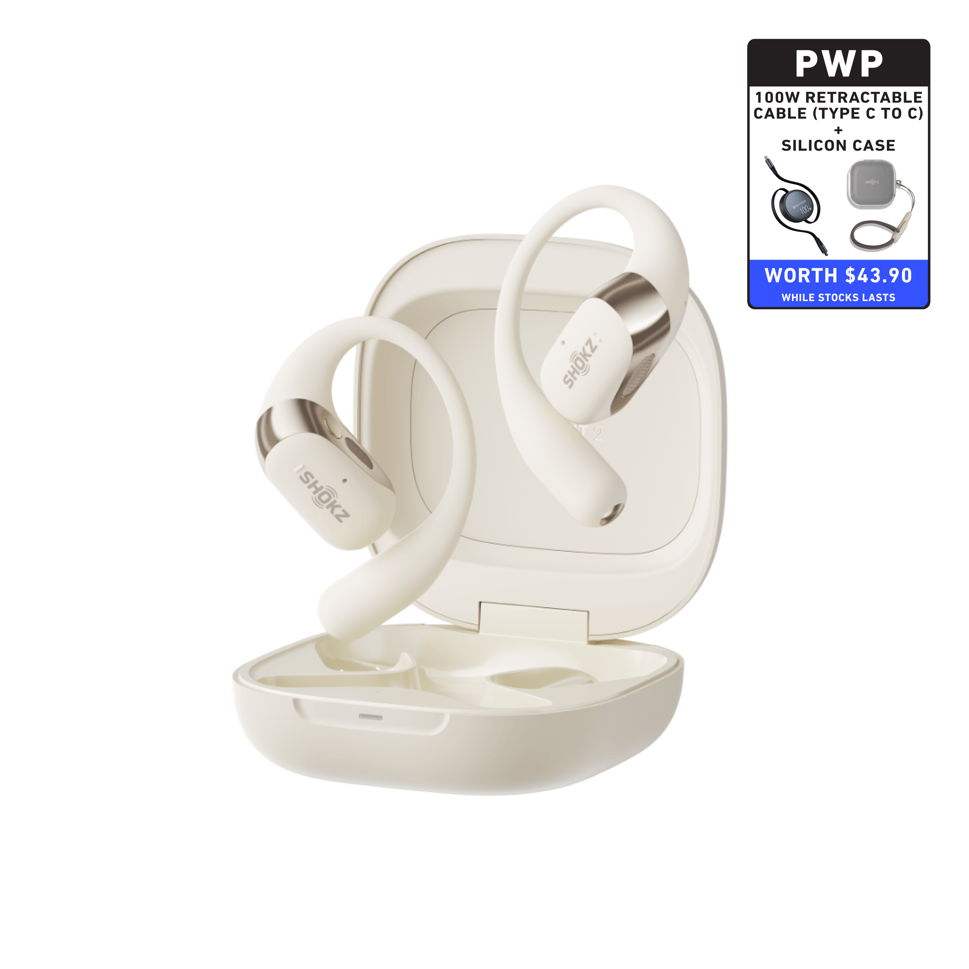 Shokz OpenFit 2 Open Ear Wireless Earbuds