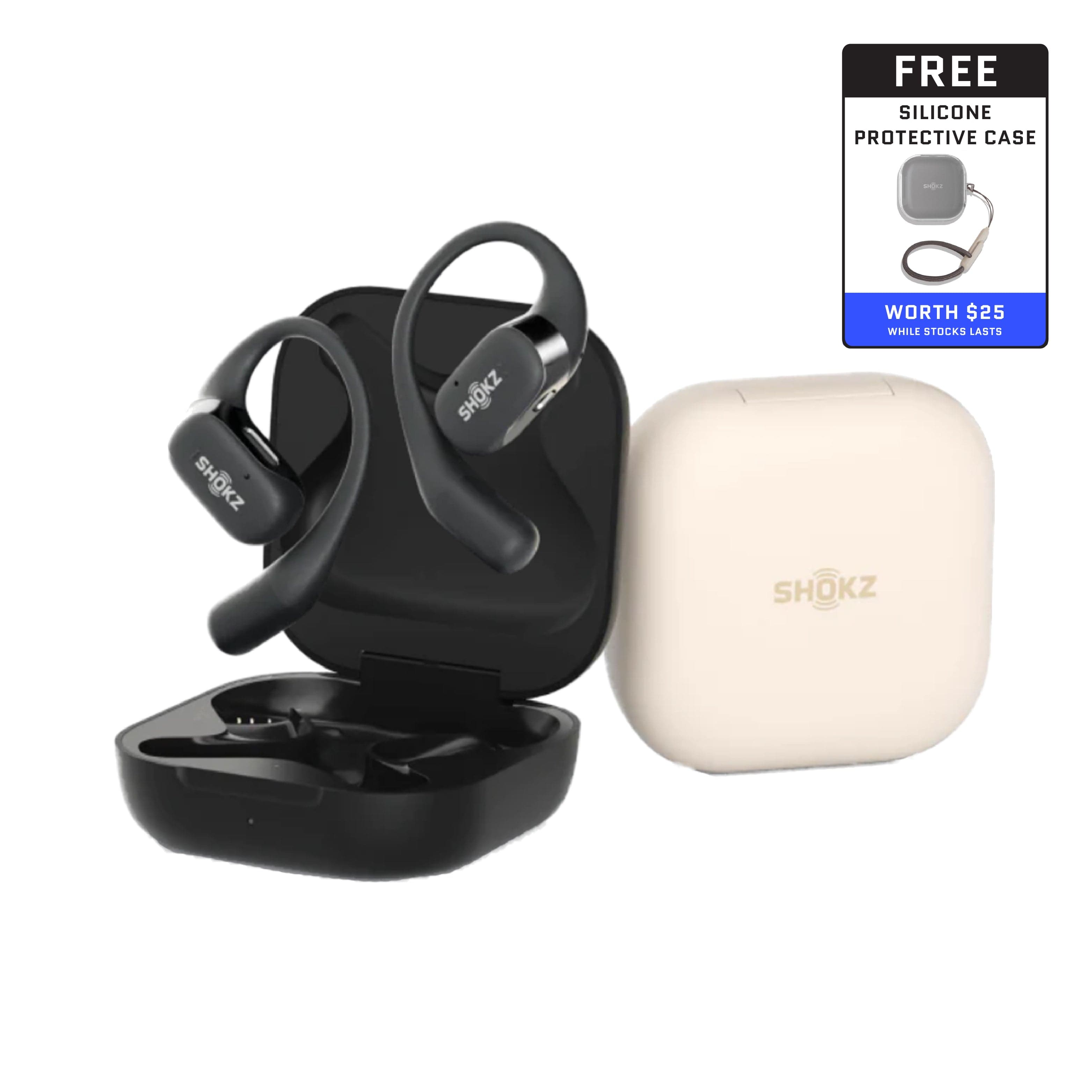 Shokz OpenFit Ultra-Lightweight Open-Ear Wireless Compact Earbuds