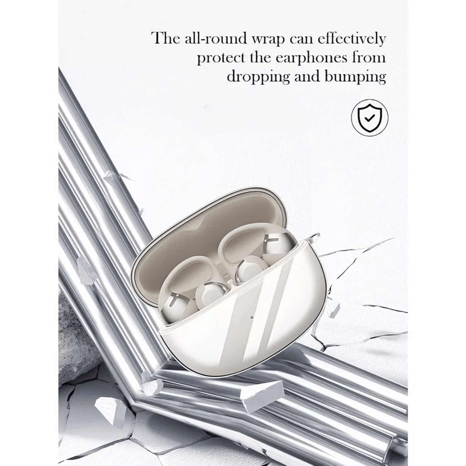 Clear Silicone Case for Shokz OpenDots One