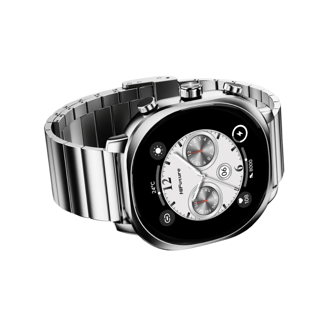 HiFuture AIX Stainless Steel Smartwatch
