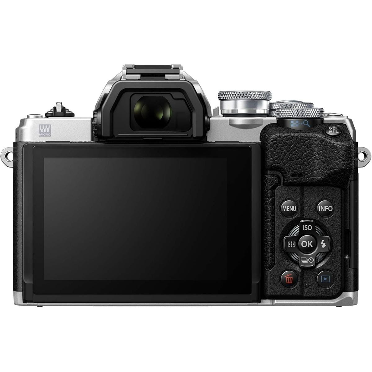 Olympus OM-D E-M10 Mark IV Black/Silver Body with M.Zuiko Digital ED 14-42mm F3.5-5.6 EZ