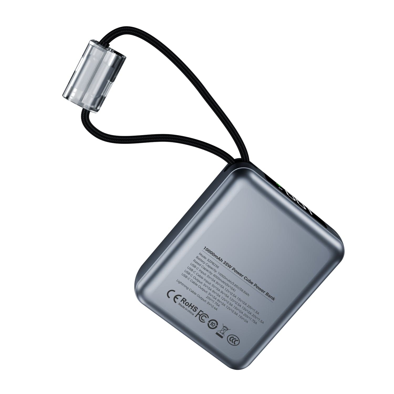 Skyzer PB256 [CCC-Certified] PowerCube 35W Super Fast Charging 10,000MaH Powerbank