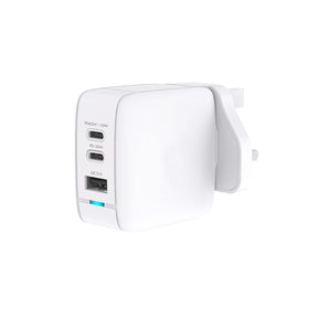 Skyzer PD158 Speed Pro PD/PPS 65W Max Fast Charging Wall Charger with 2 USB-C + 1 USB-A Port