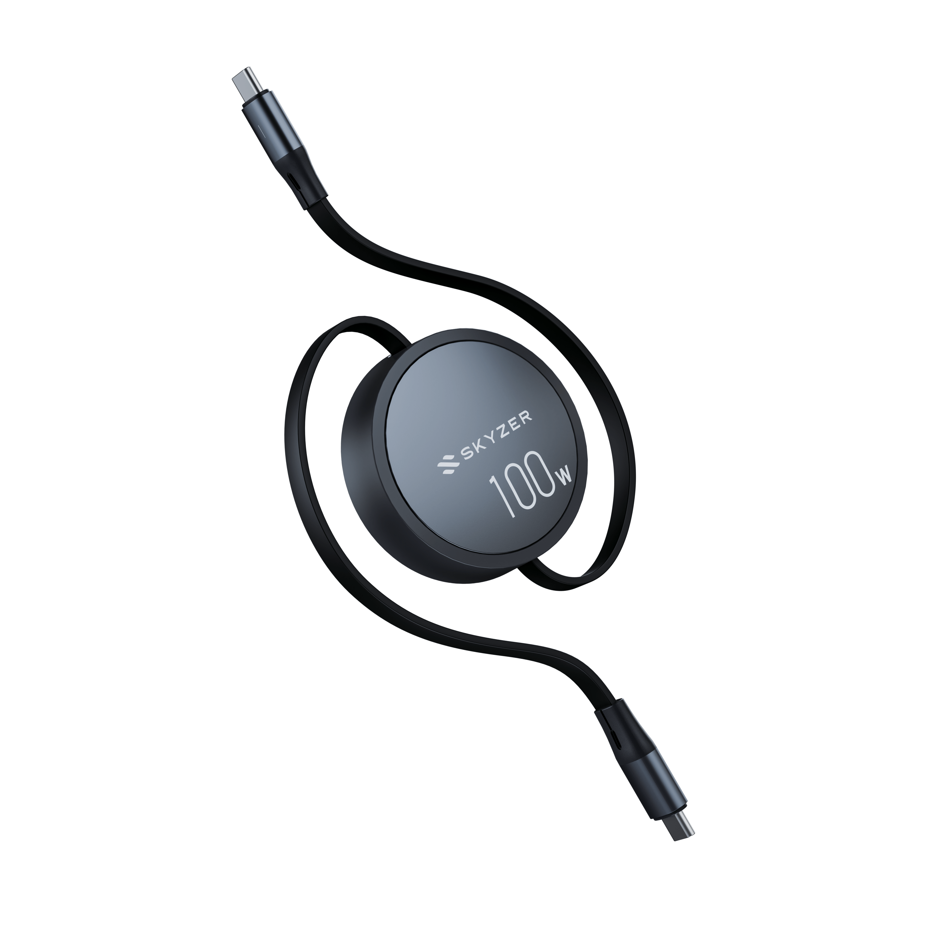 Skyzer SZRC100 PD100W Retractable Fast Charging Cable (Type-C to Type-C)