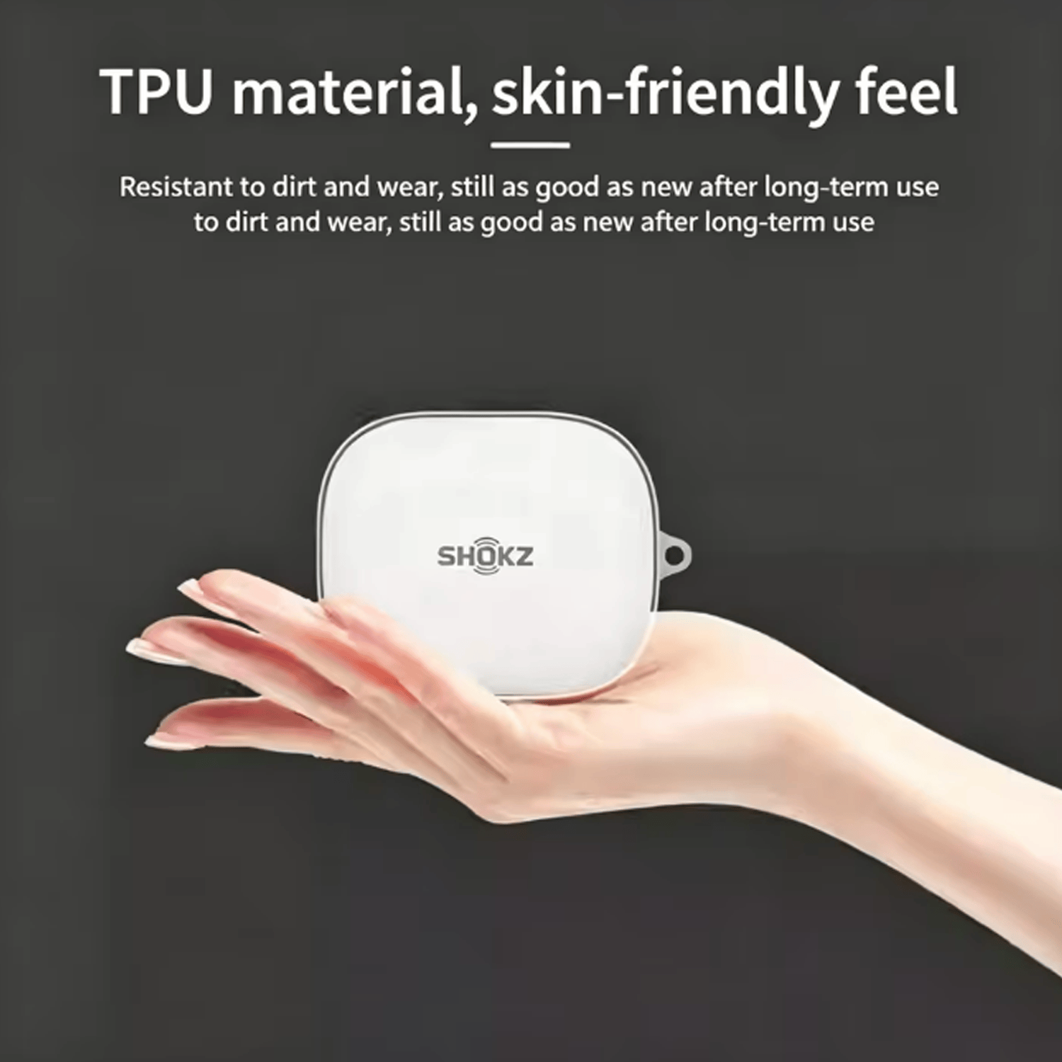 Soft TPU Case for Shokz OpenFit Pro (Clear)