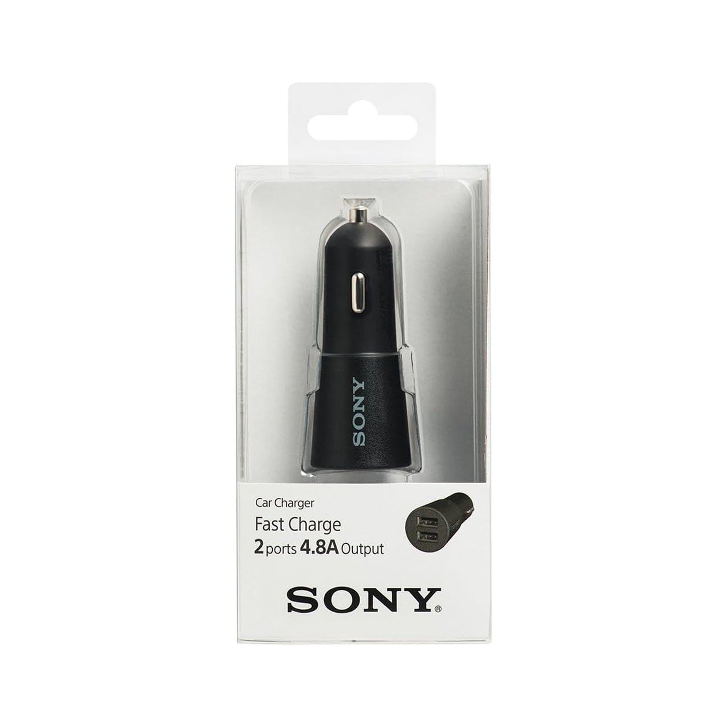 Sony CP-CADM2 Fast Charging In-Car USB Charger with 2 Ports