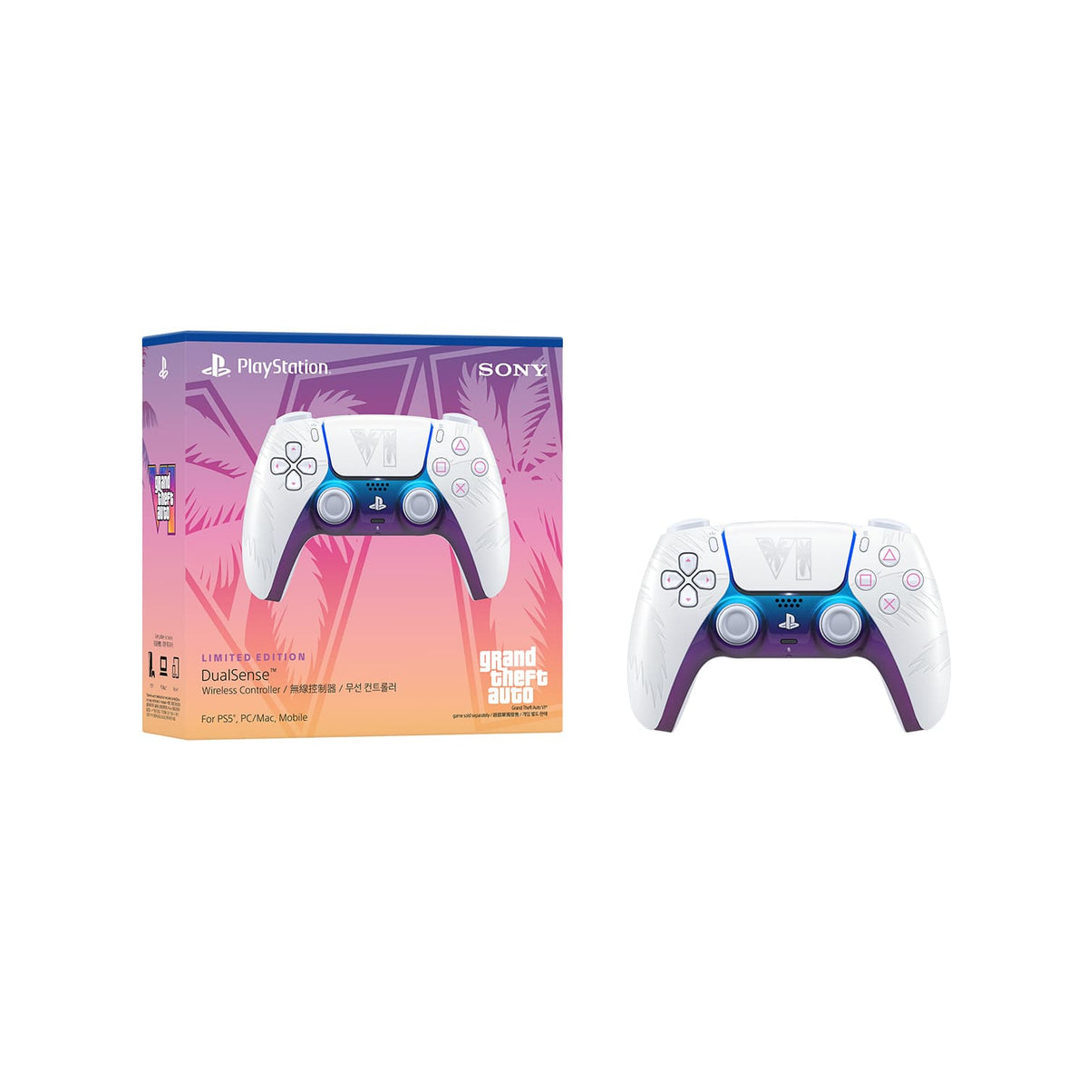[PRE-ORDER] Sony DualSense Wireless Controller | Grand Theft Auto VI Limited Edition (Ships from 19th Nov)