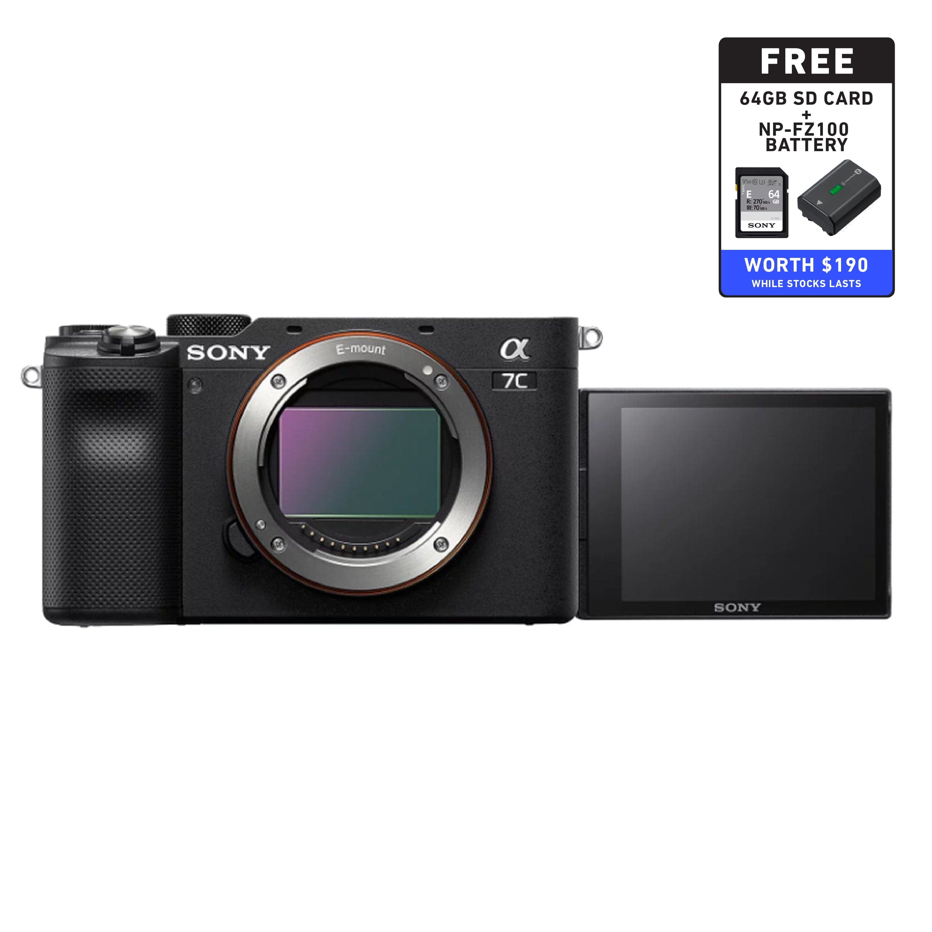 Sony ILCE-7C Alpha α7C Compact Full-Frame Camera