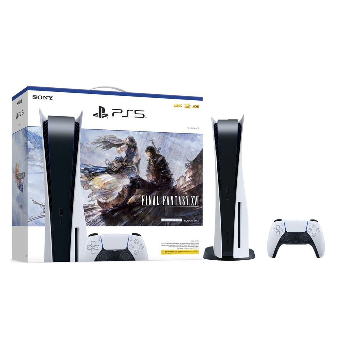 Sony PlayStation 5 (PS5) Digital / Disc Edition Final Fantasy XVI Bundle Console