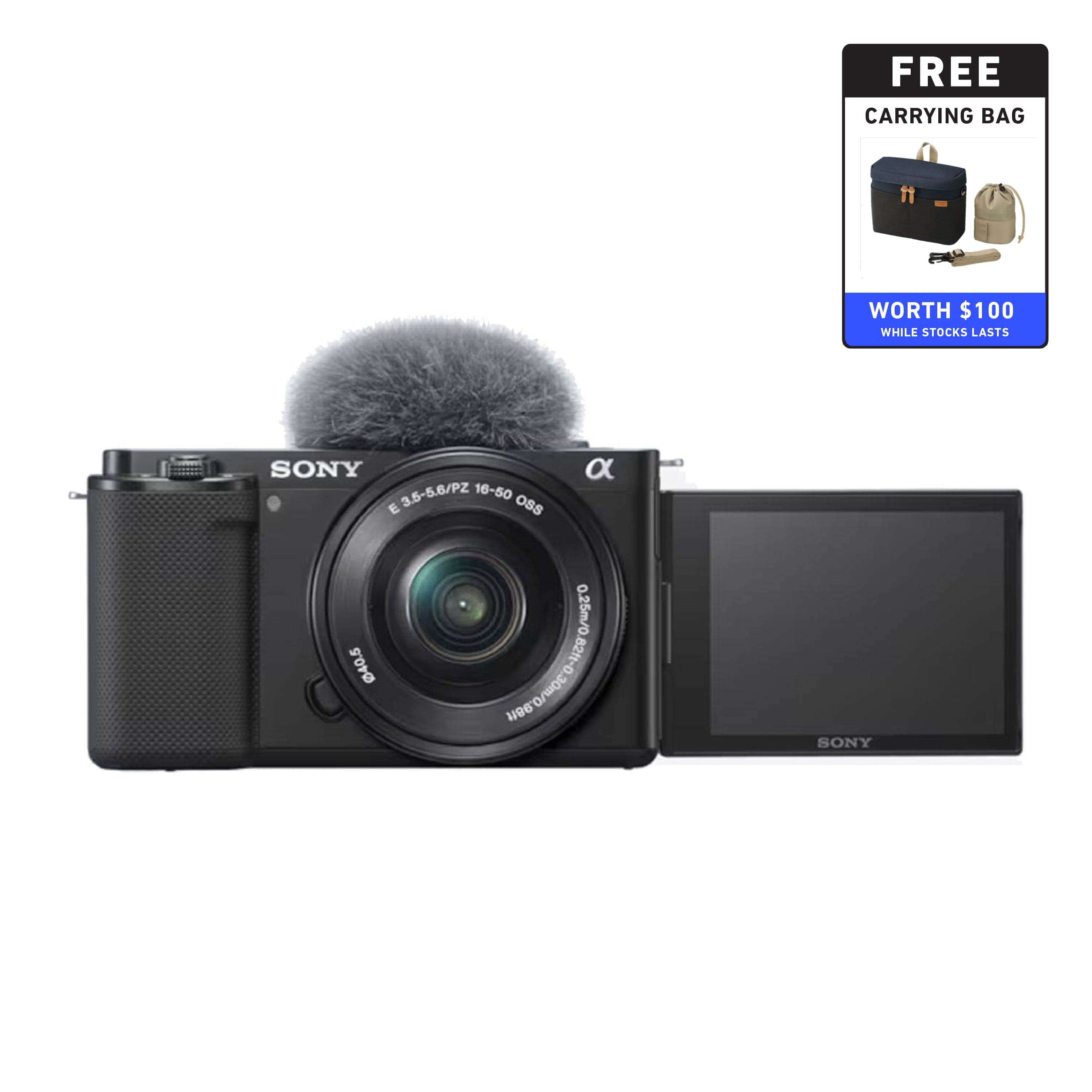 Sony ZV-E10 Interchangeable-Lens APS-C E-Mount Mirrorless Vlog Camera