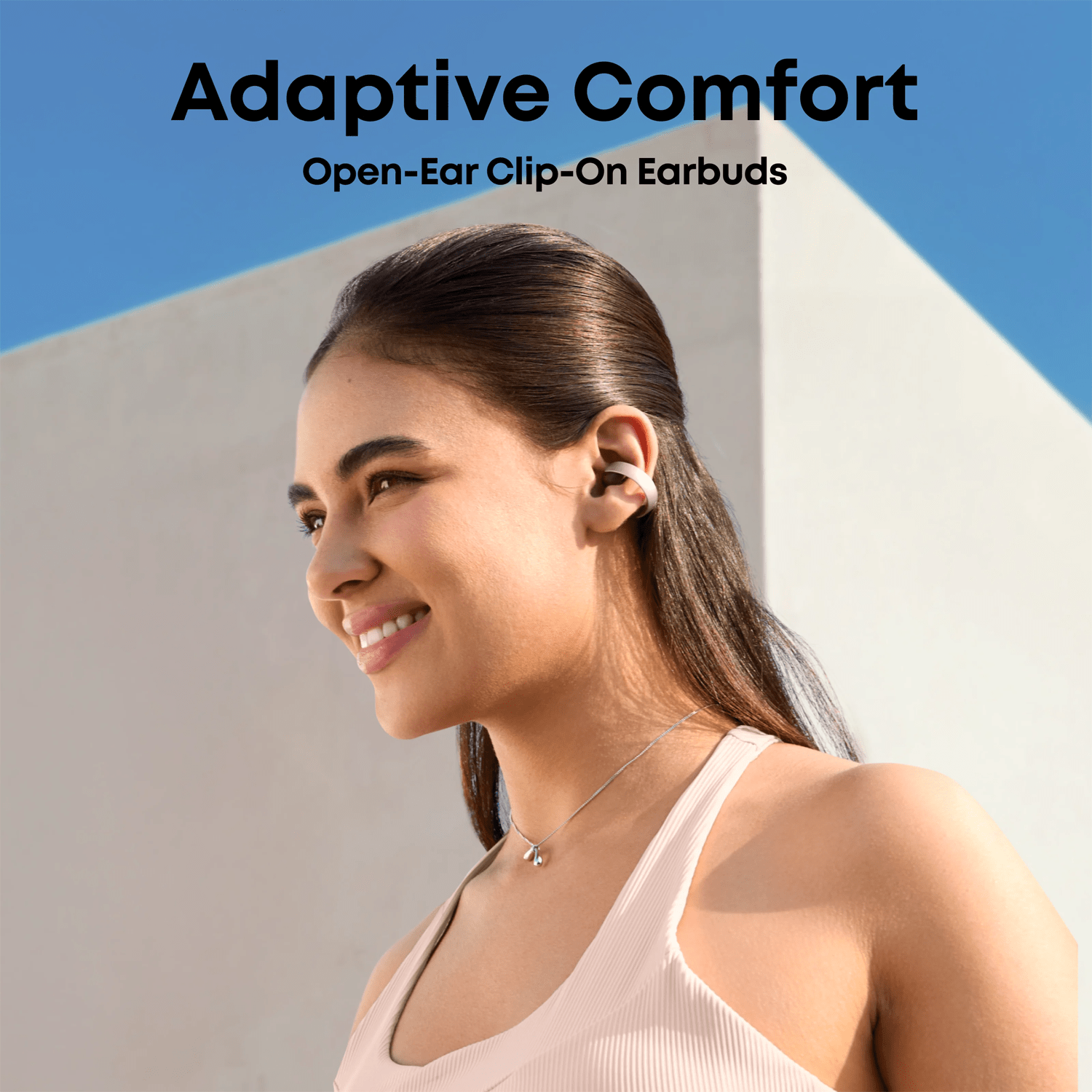 Soundcore Aeroclip Open-Ear Clip-On Earbuds with Adaptive Comfort