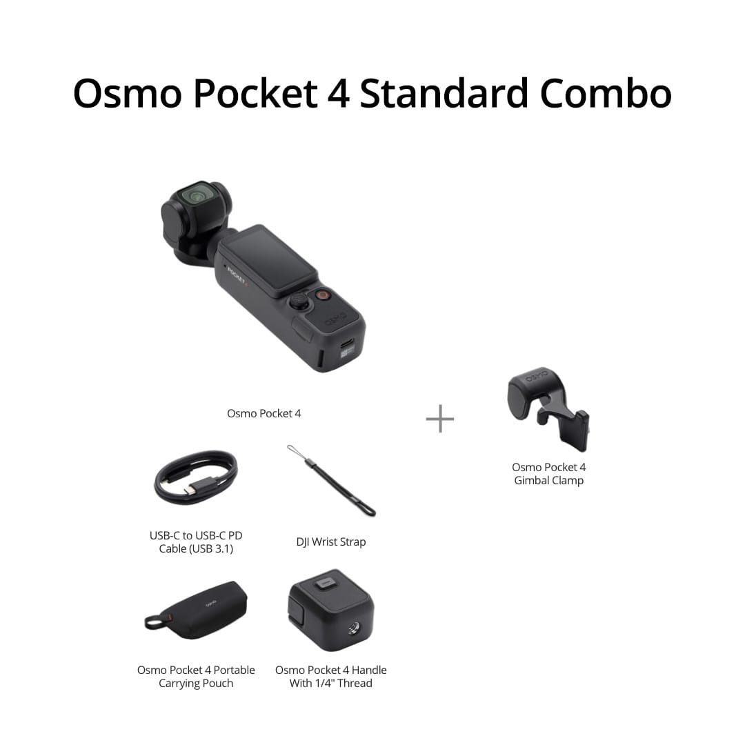 [PRE-ORDER] DJI Osmo Pocket 4 Action Camera (Ships from 23rd April)