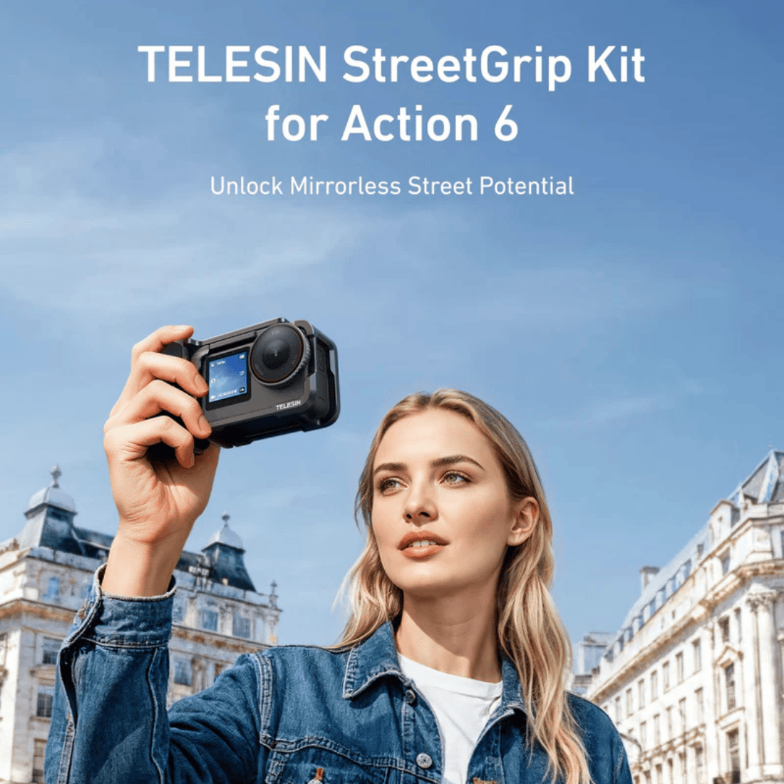 Telesin StreetGrip Kit for Action 6