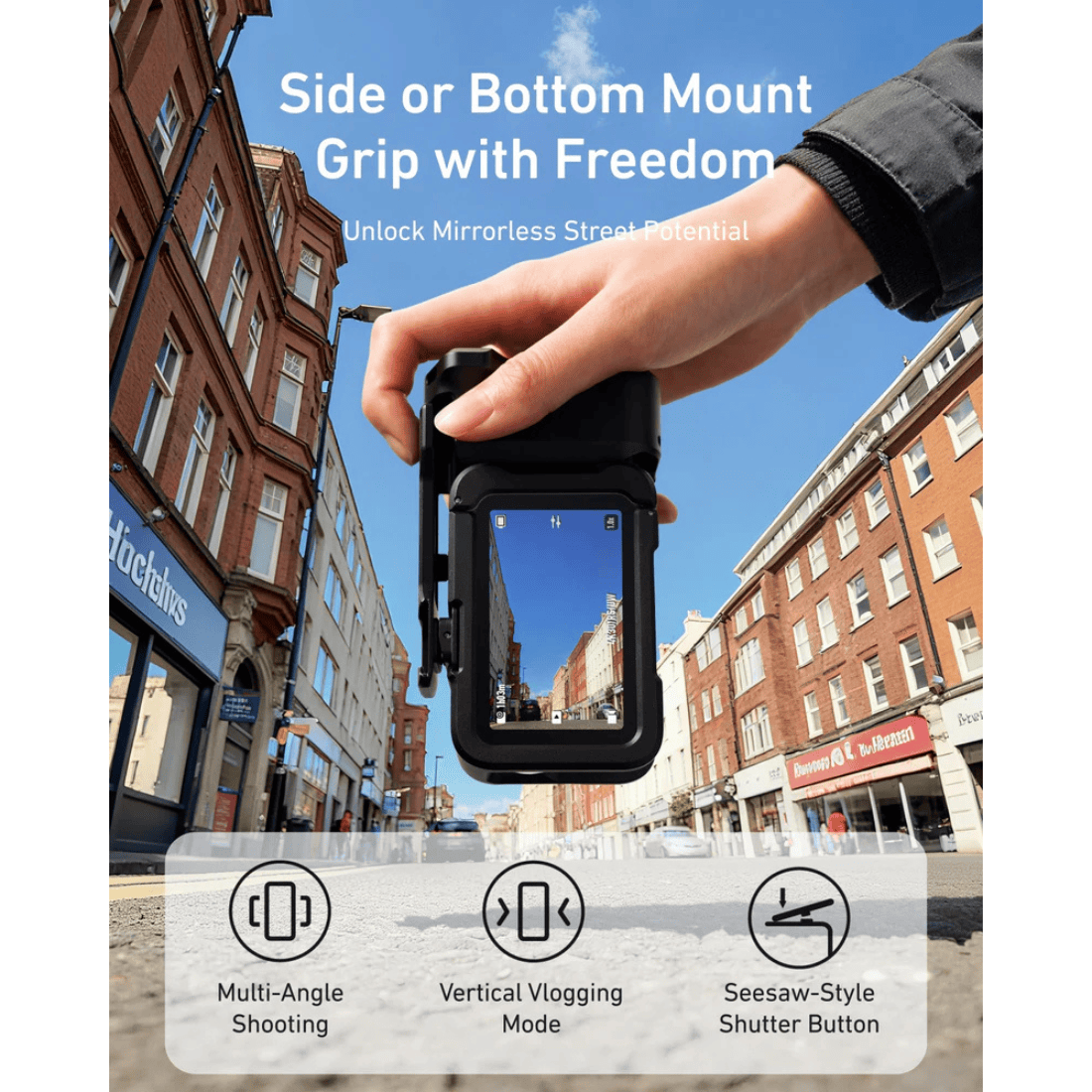 Telesin StreetGrip Kit for Action 6
