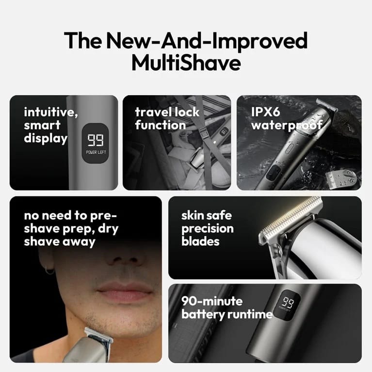 Stryv MultiShave 2.0 Electric Shaver