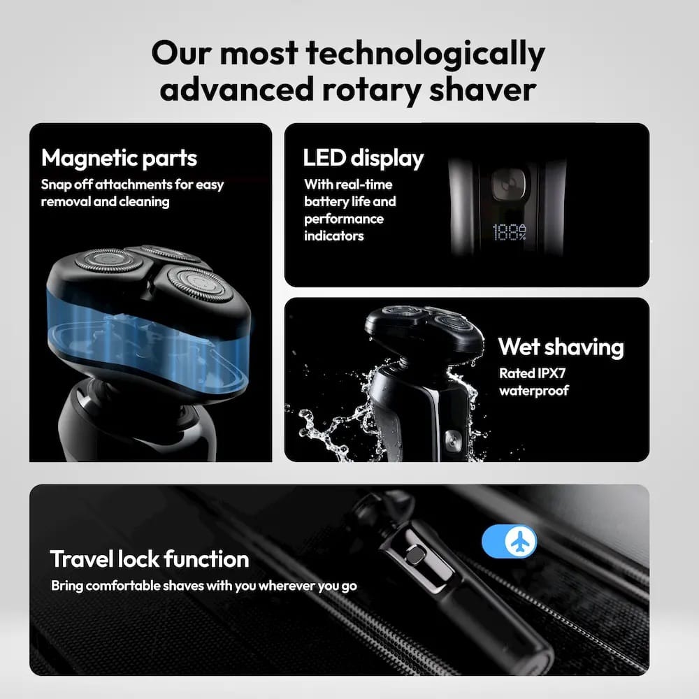 Stryv UltraShave Rotary Electric Shaver