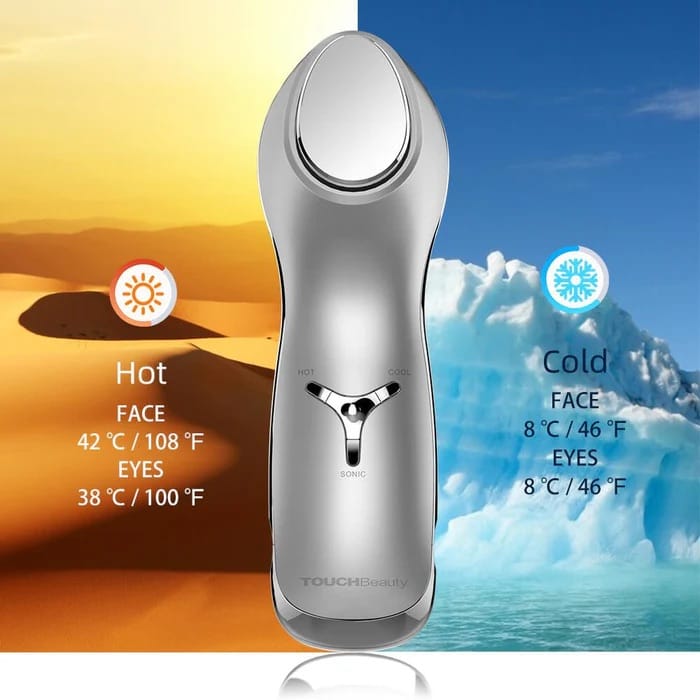 TOUCHBeauty Hot & Cool Skin Device - Advanced Facial & Eye Rejuvenation