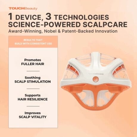 TOUCHBeauty VITA Graphene FIR Helmet | Advanced Far-Infrared Scalp Therapy