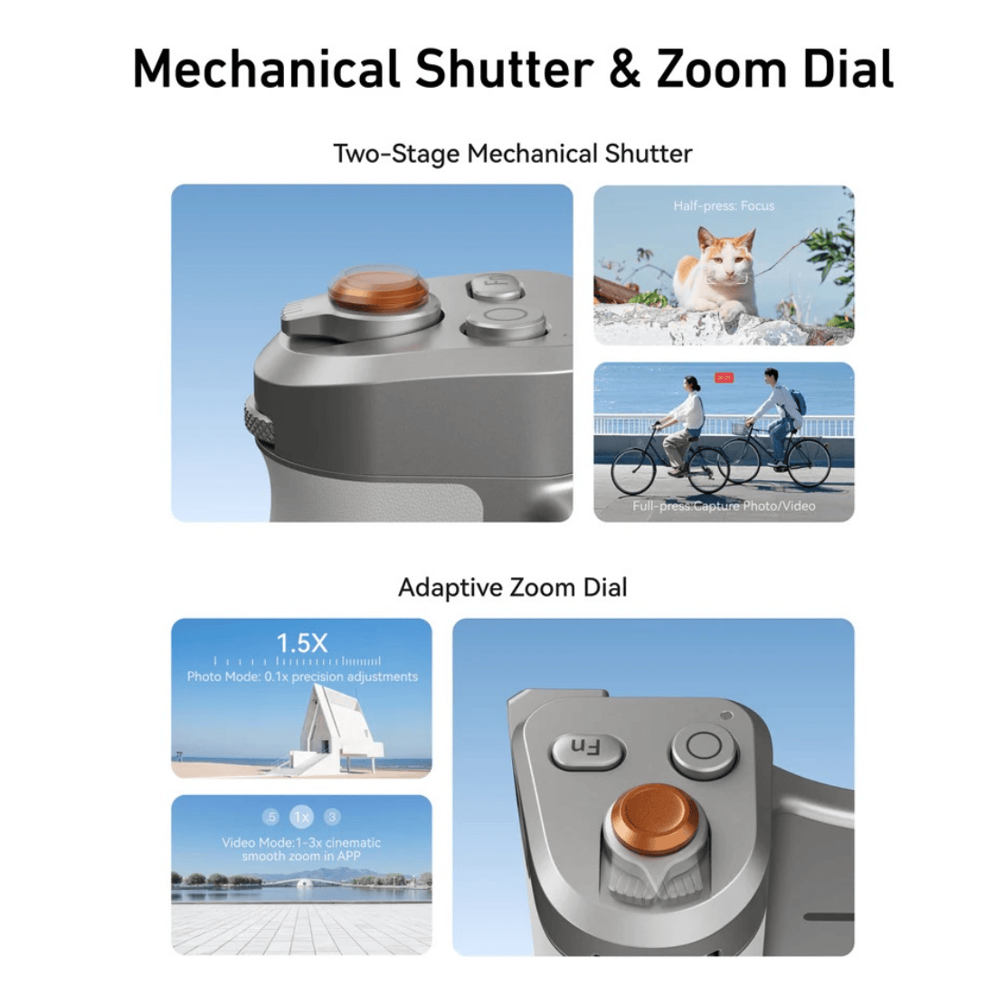 Telesin Magnetic Pro Shot Imaging Camera Grip