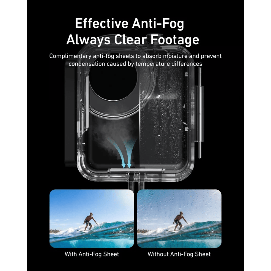 Telesin 60m Waterproof Dive Case for DJI Osmo Nano