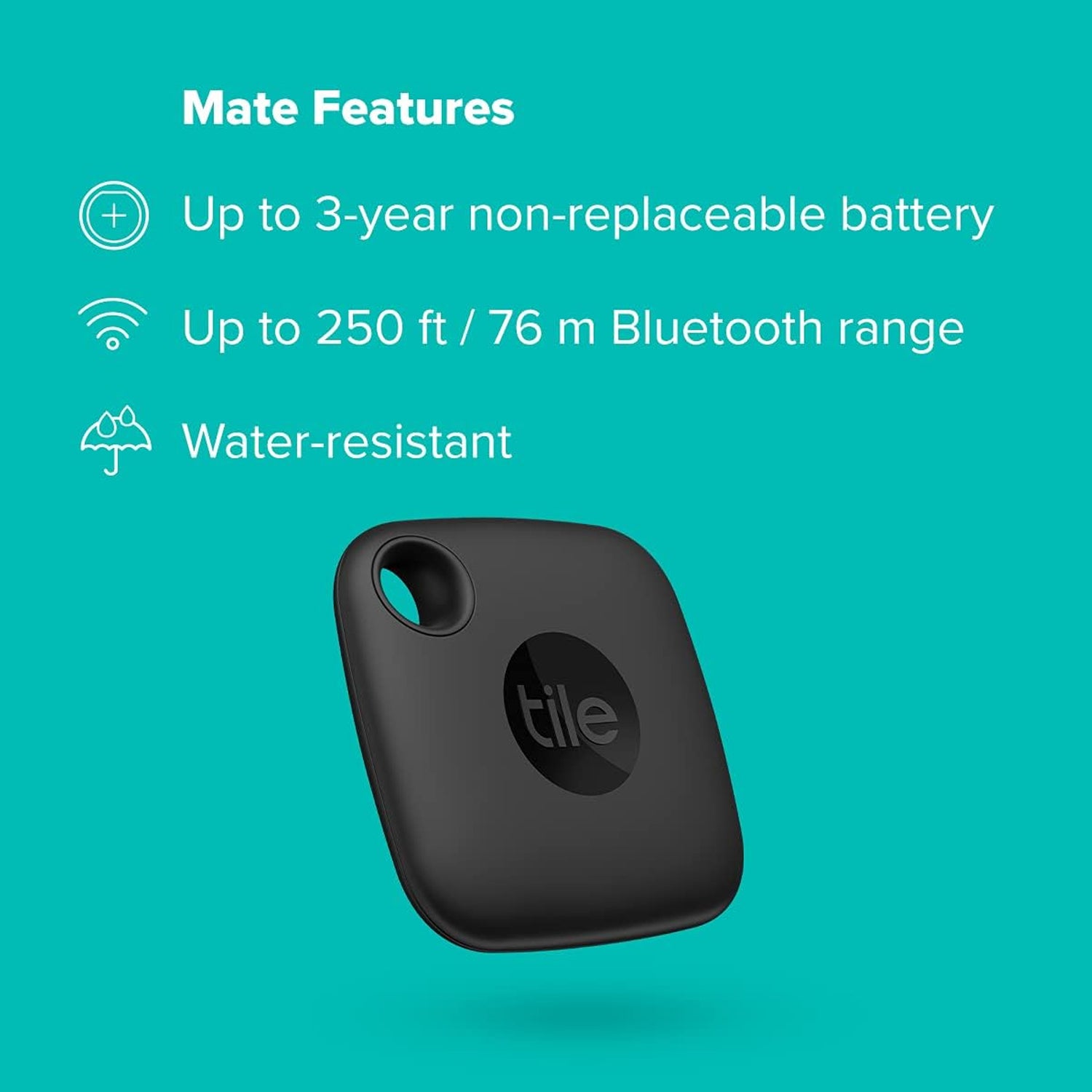 Tile Mate Bluetooth Key Tracker & Finder - Single/Double/Four Packs