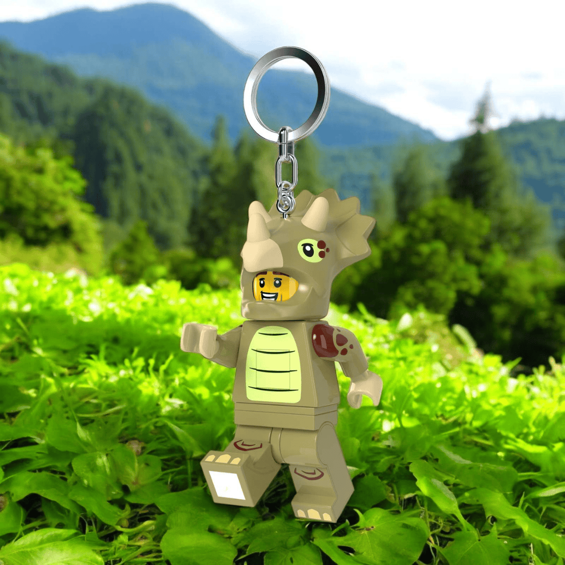 LEGO MINIFIGURES Triceratops Costume Fan Key Light