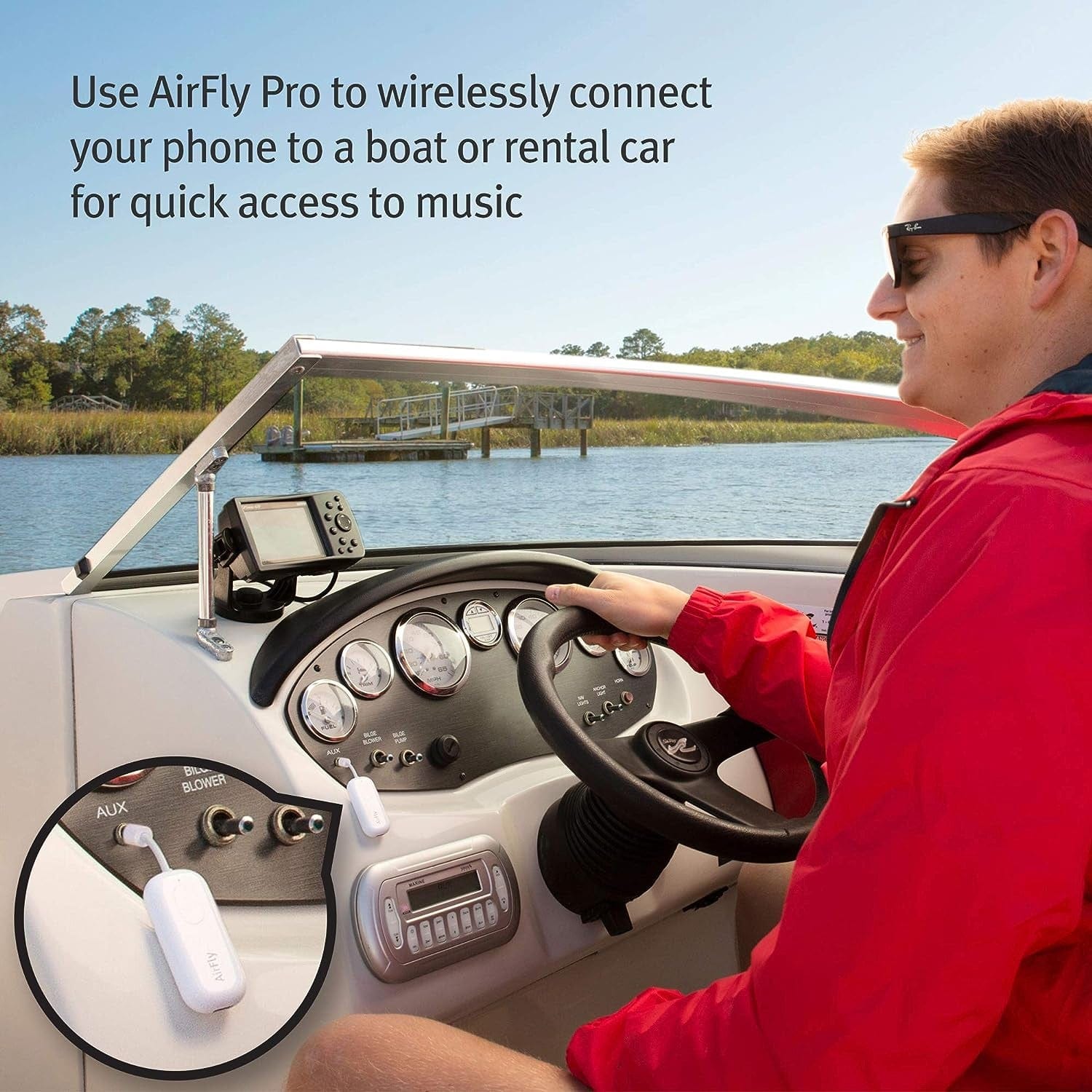 Twelve South AirFly Pro Wireless Transmitter for AirPods and Wireless Headphones