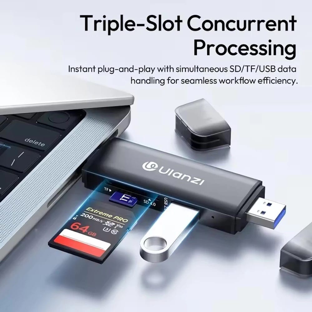 Ulanzi CR3 3in1 Memory Card Reader