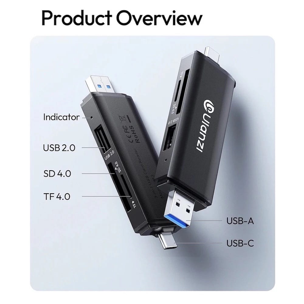 Ulanzi CR3 3in1 Memory Card Reader