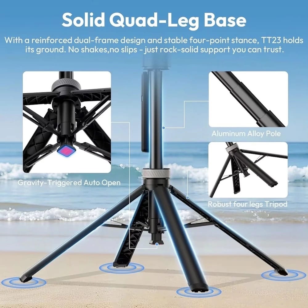 Ulanzi TT23 Auto Tracking Selfie Stick Tripod