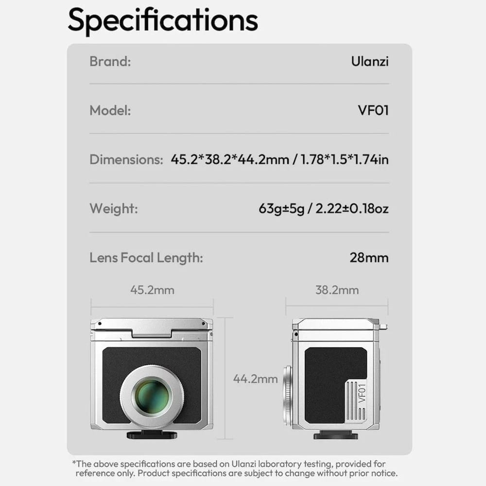 Ulanzi VF01 Waist Level Viewfinder