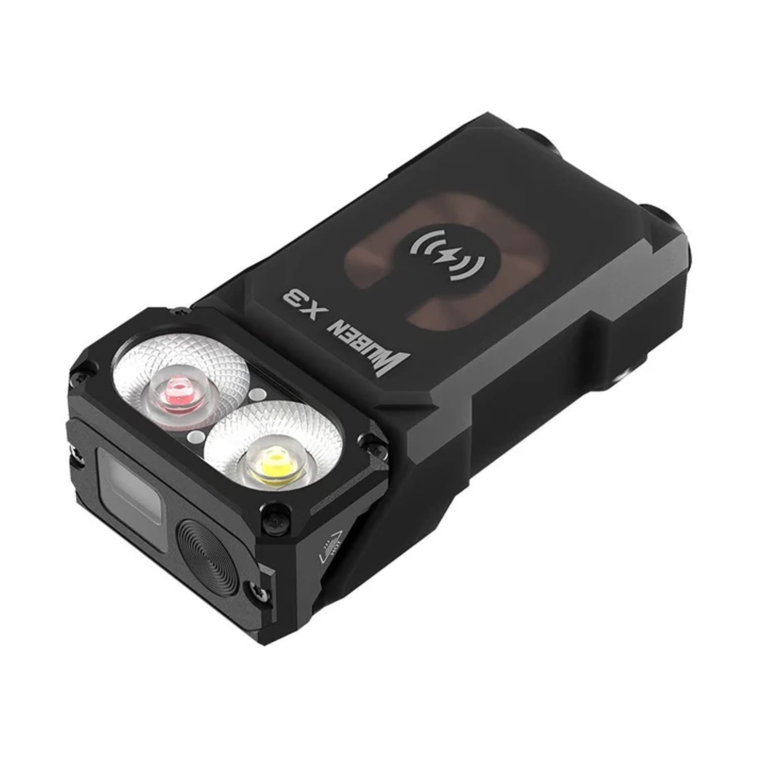 Wuben Lightok X3 Owl EDC Rechargeable Flashlight | Mini 700 Lumens Flashlights (Red & White Lights)