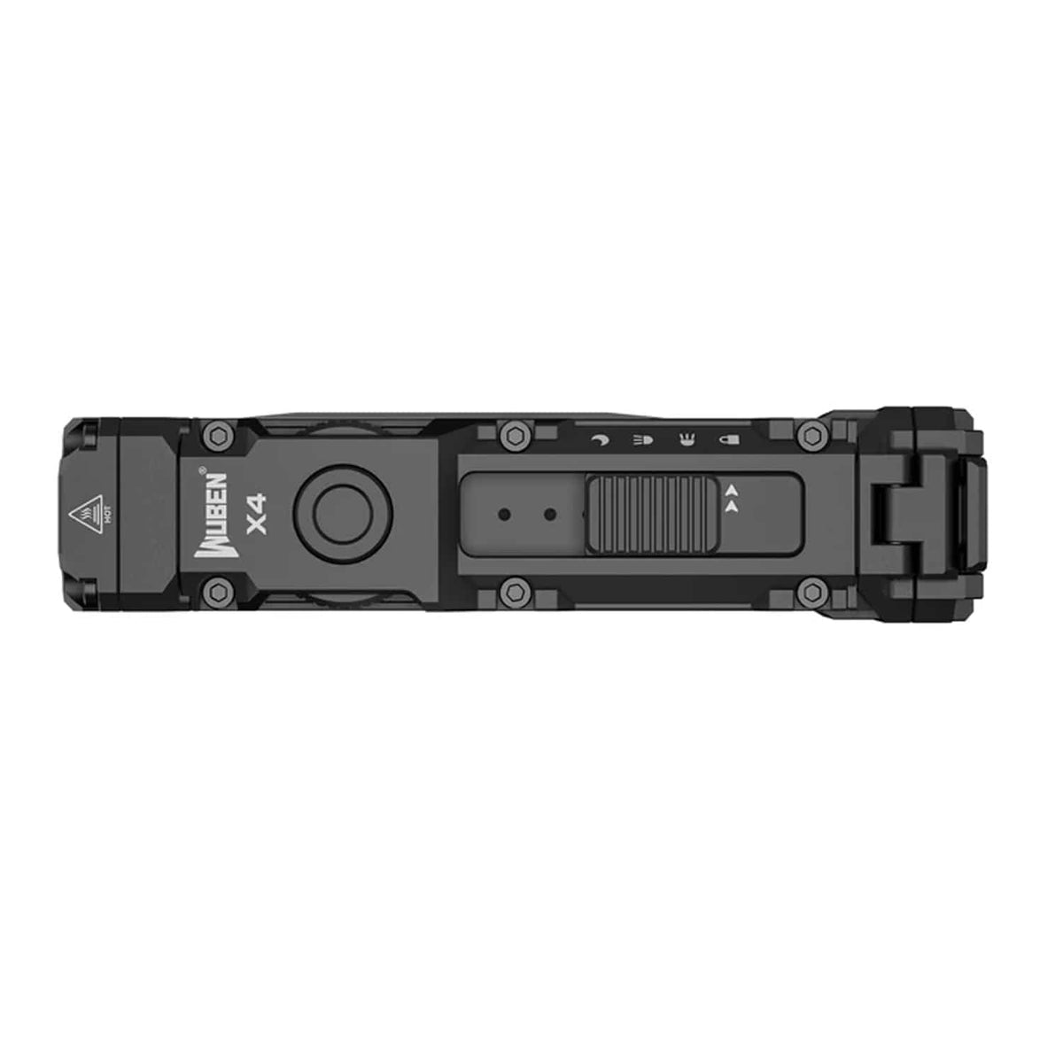 Wuben X4 Compact Multi-Function 1500 Lumens EDC Tactical Flashlight