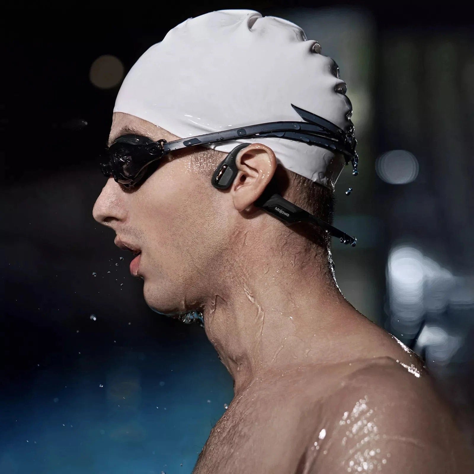 Mojawa Purra Swim IP68 Waterproof Swimming Bone Conduction Headphones