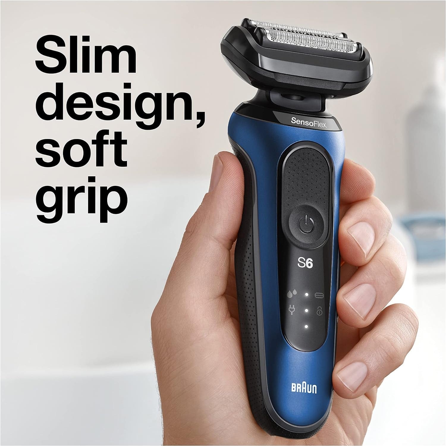 Braun Series 6 61-B1500s Wet & Dry Shaver with Travel Case & Beard Trimmer Attachment