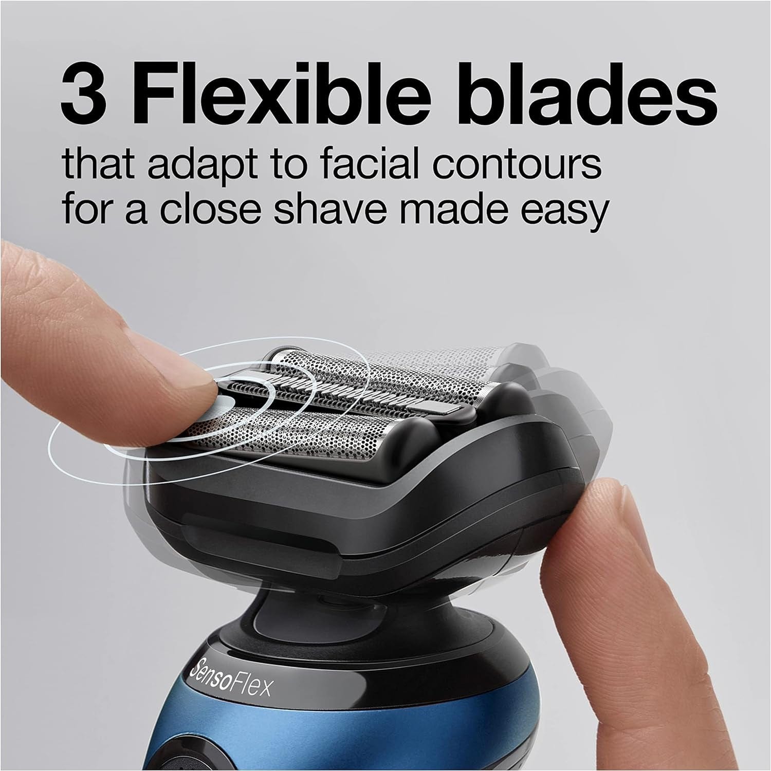 Braun Series 6 61-B1500s Wet & Dry Shaver with Travel Case & Beard Trimmer Attachment