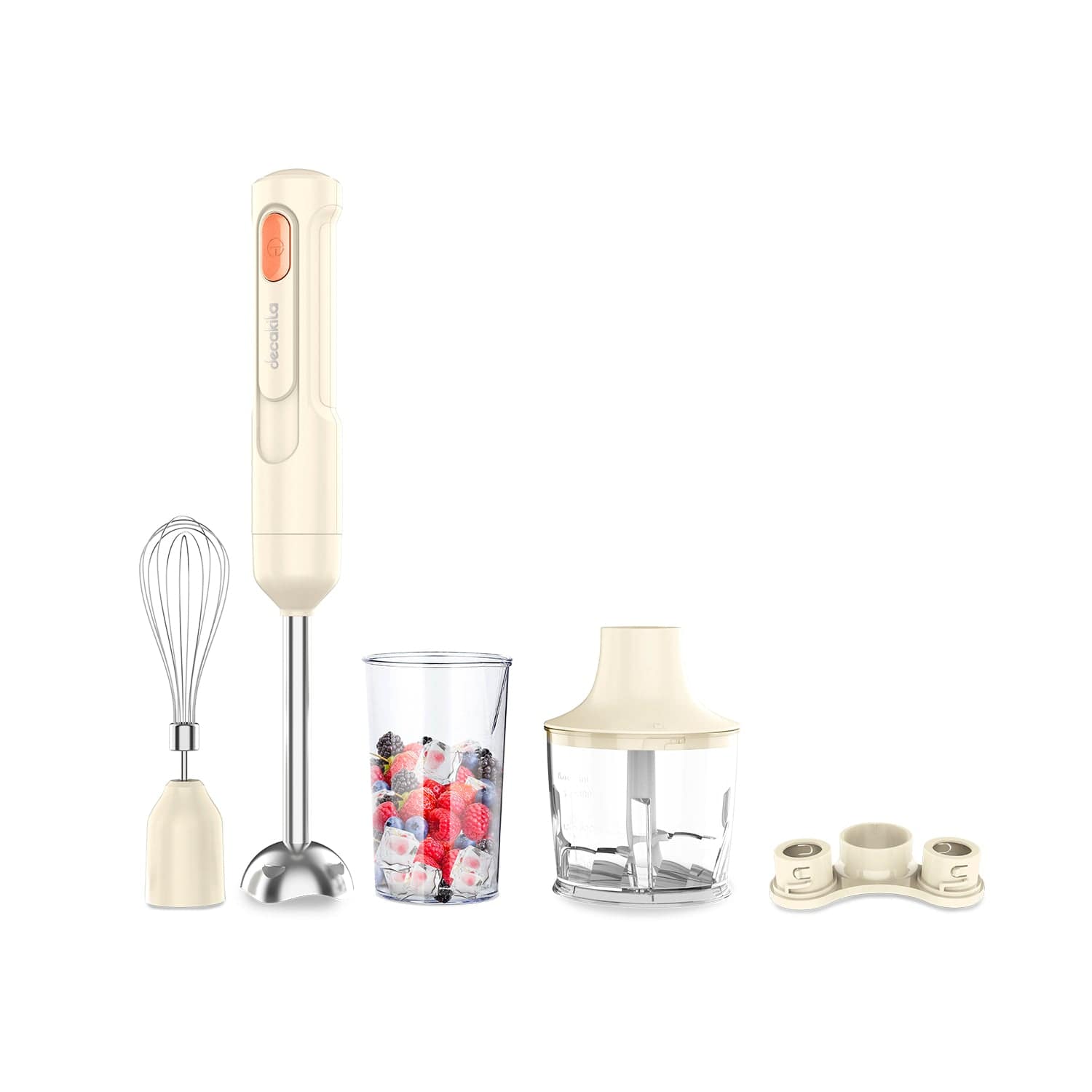 Decakila KMJB042 Cordless Hand Blender 5-in-1 Set