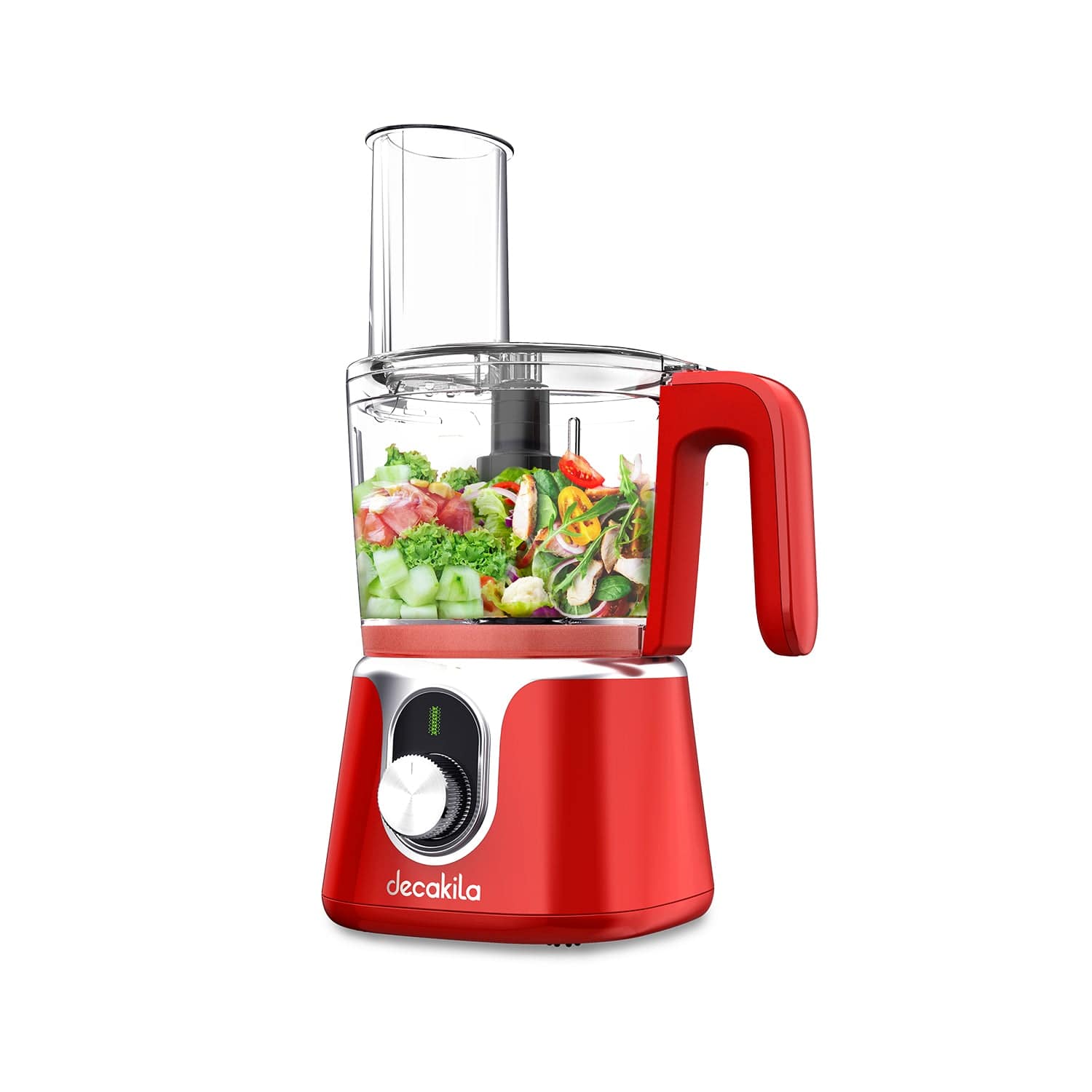 Decalika KMMG005 Cordless Food Processor 1.25 L Red