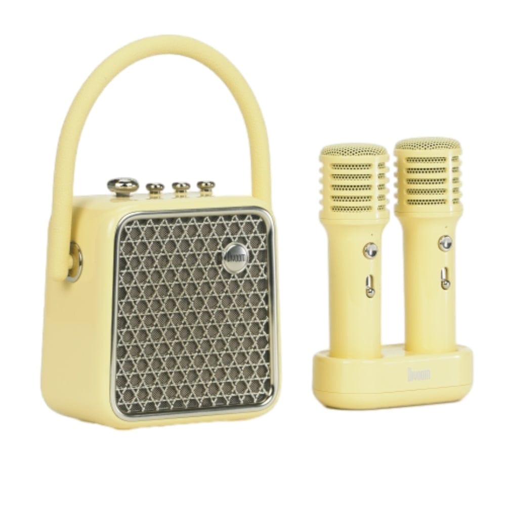 Divoom SongBird-SE Portable Karaoke Bluetooth Speaker with Dual Wireless Microphone