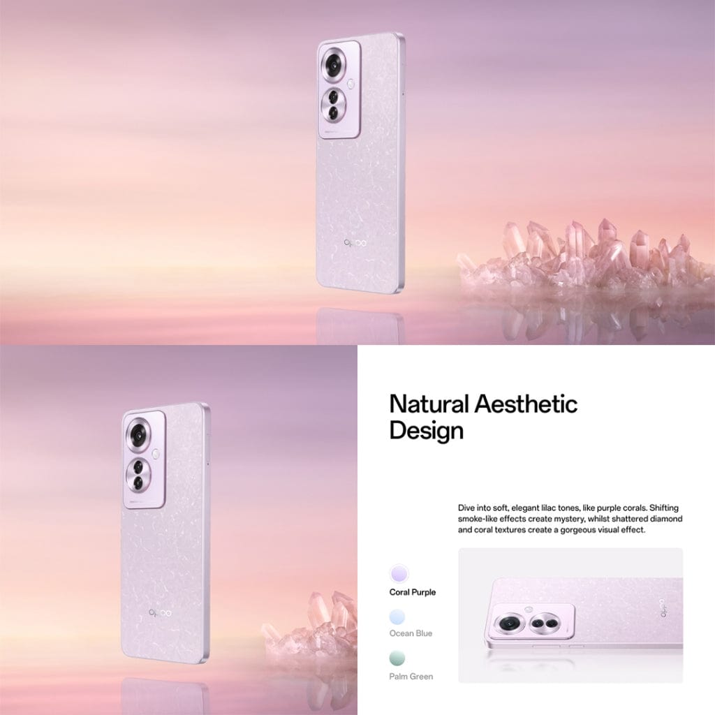 OPPO Reno11 F 5G 16(8+8GB) + 256GB / 64MP Sensor / 67W SUPERVOOC