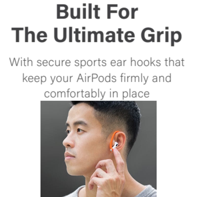 UNIQ Nexo Airpods 4 Gen Silicone Case With Sports Ear Hooks