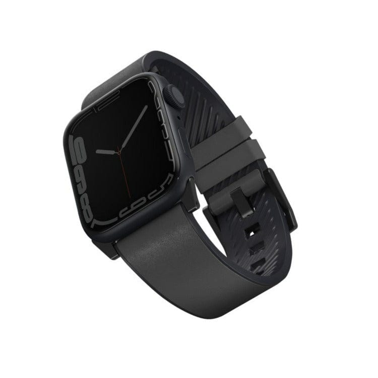 UNIQ Straden Waterproof Leather Hybrid 45mm Watch Strap