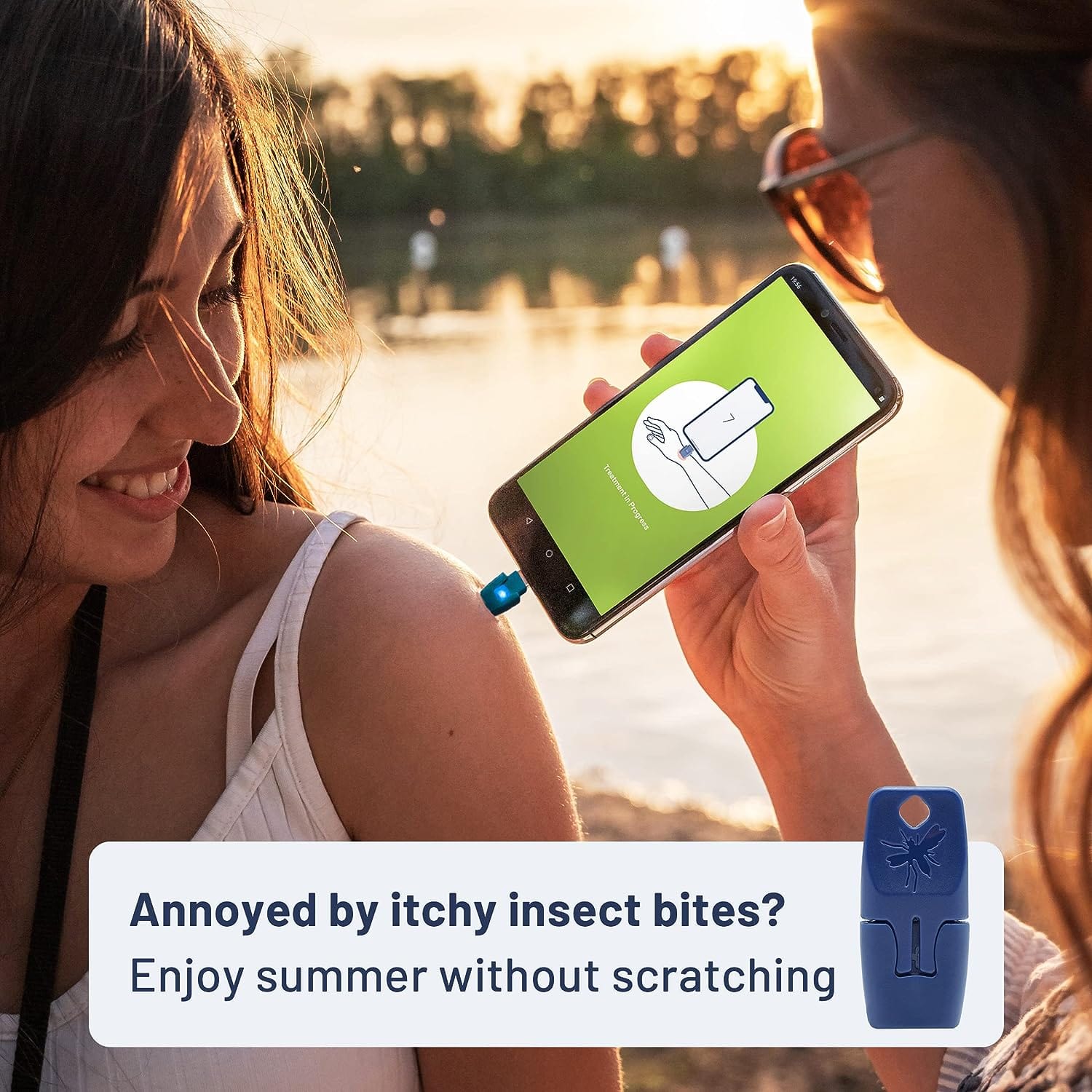 Heat It Smartphone-Powered Insect Bite Healer Lightning Port