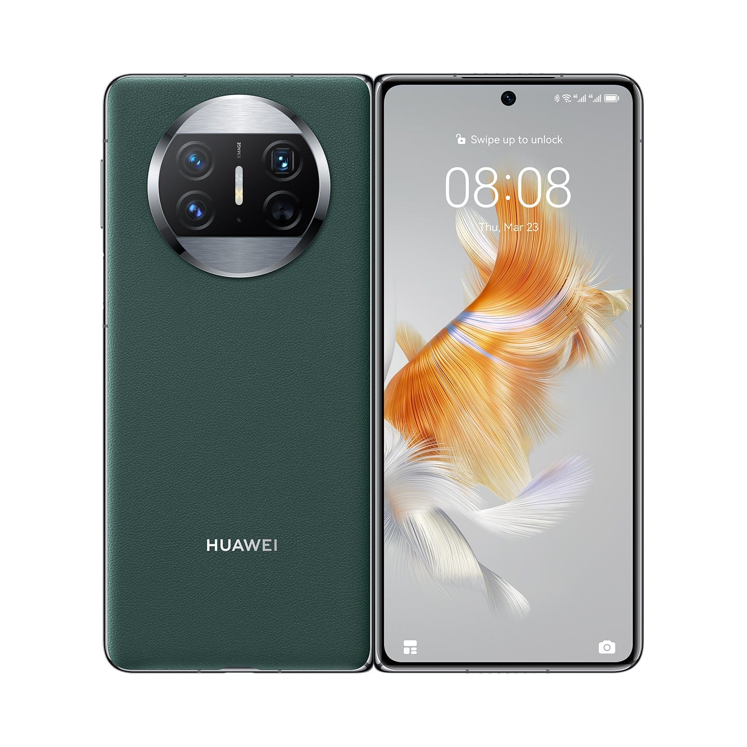 Huawei Mate X3 Ultra Lightweight Quad-Curve Body Foldable Smartphone, 12GB+512GB