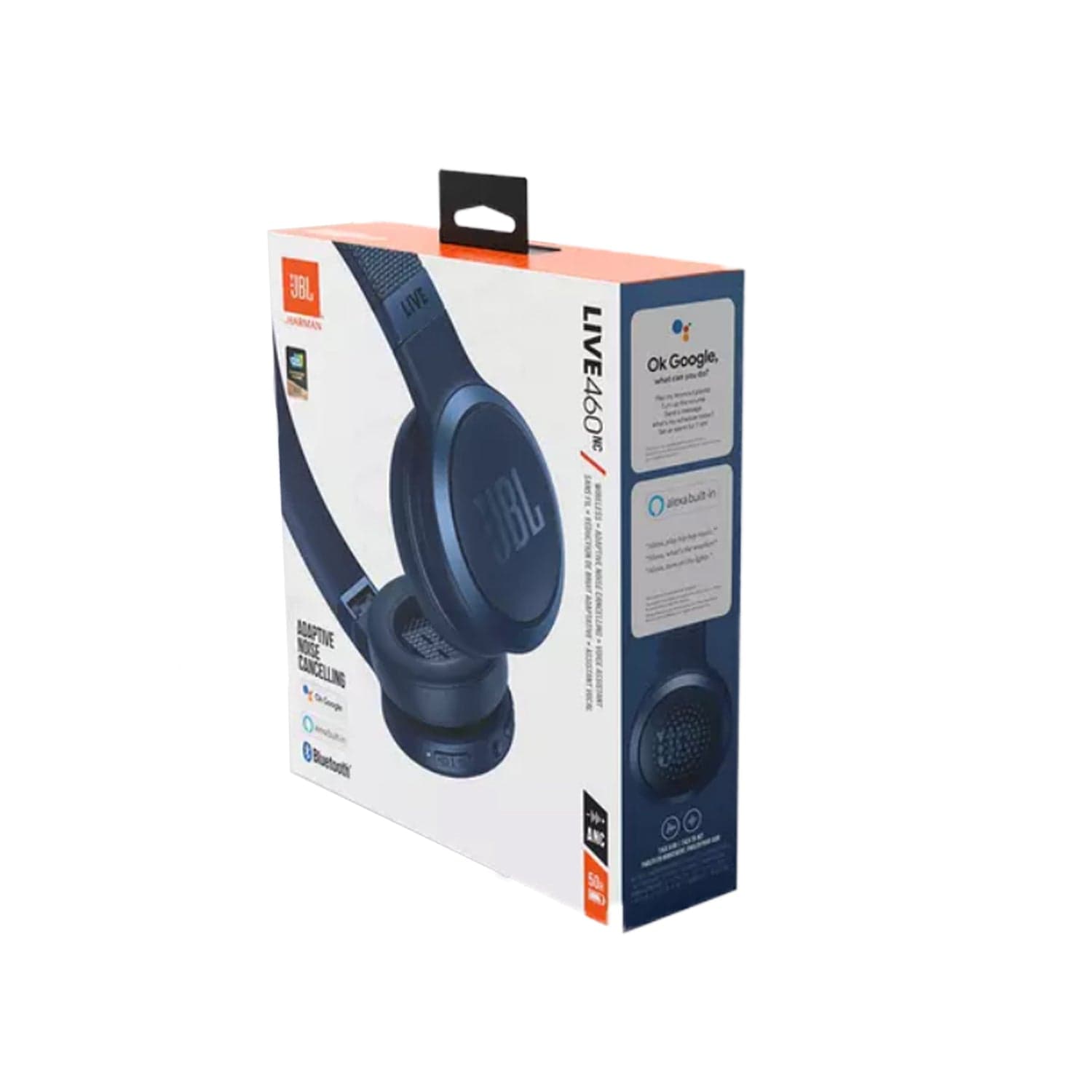 JBL Live 460NC Wireless On-Ear Noise Cancelling Headphones