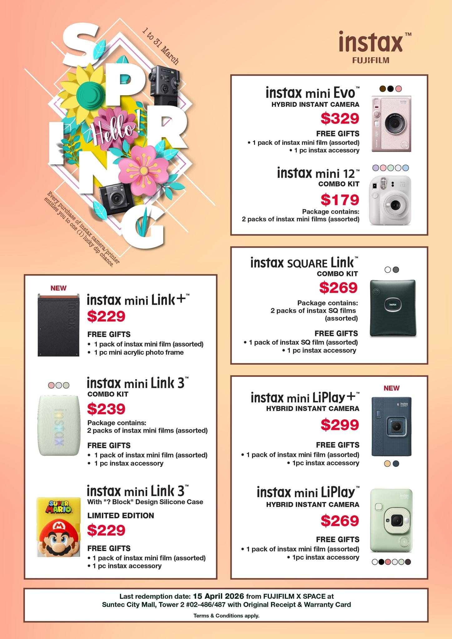 Fujifilm instax mini Link+ Smartphone Printer